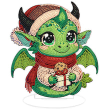 Load image into Gallery viewer, Baby Dinosaur Round Diamond Painting Desktop Decoration for Office Desktop Decor
