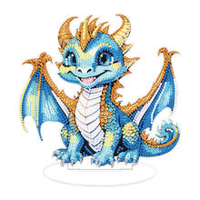 Load image into Gallery viewer, Baby Dinosaur Round Diamond Painting Desktop Decoration for Office Desktop Decor
