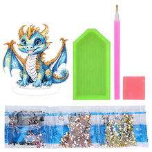 Load image into Gallery viewer, Baby Dinosaur Round Diamond Painting Desktop Decoration for Office Desktop Decor
