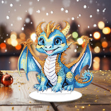 Load image into Gallery viewer, Baby Dinosaur Round Diamond Painting Desktop Decoration for Office Desktop Decor
