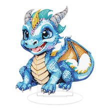 Load image into Gallery viewer, Baby Dinosaur Round Diamond Painting Desktop Decoration for Office Desktop Decor
