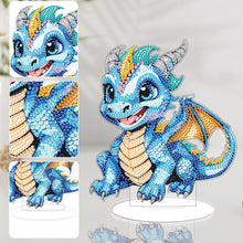 Load image into Gallery viewer, Baby Dinosaur Round Diamond Painting Desktop Decoration for Office Desktop Decor
