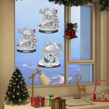 Load image into Gallery viewer, 2 PCS Christmas Snowman Special Shape Diamond Painting Sticker for Boy Girl Gift
