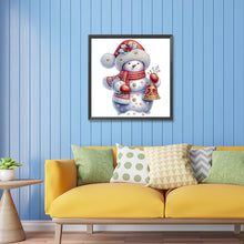 Load image into Gallery viewer, Diamond Painting - Partial Special Shaped - Christmas snowman (30*30CM)
