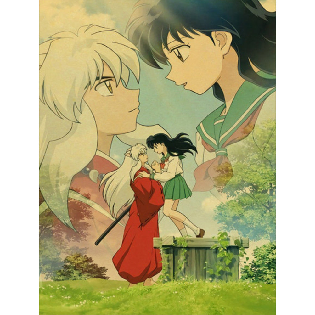 Diamond Painting - Full Round - Inuyasha (30*40CM)