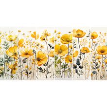 Load image into Gallery viewer, Diamond Painting - Full Round - yellow wildflowers (80*40CM)
