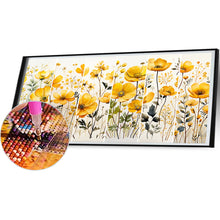 Load image into Gallery viewer, Diamond Painting - Full Round - yellow wildflowers (80*40CM)
