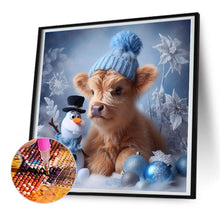 Load image into Gallery viewer, Diamond Painting - Full Round - snowman calf (30*30CM)
