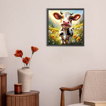 Load image into Gallery viewer, Diamond Painting - Full Round - dairy cow (30*30CM)

