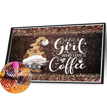 Load image into Gallery viewer, Diamond Painting - Full Round - coffee bean gnome (40*30CM)
