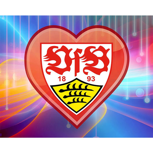 Diamond Painting - Full Round - Stuttgart flag (50*40CM)