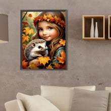 Load image into Gallery viewer, Diamond Painting - Full Square - Cute pet and little girl (30*40CM)
