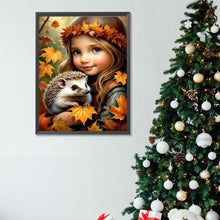 Load image into Gallery viewer, Diamond Painting - Full Square - Cute pet and little girl (30*40CM)
