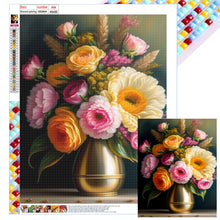 Load image into Gallery viewer, Diamond Painting - Full Square - vase bouquet (40*50CM)
