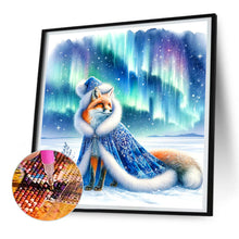 Load image into Gallery viewer, Diamond Painting - Full Round - aurora fox (30*30CM)
