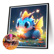 Load image into Gallery viewer, Diamond Painting - Full Round - leaf dinosaur (30*30CM)
