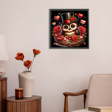 Load image into Gallery viewer, Diamond Painting - Full Round - Valentine love owl (30*30CM)
