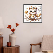 Load image into Gallery viewer, Diamond Painting - Full Round - Valentine love owl (30*30CM)
