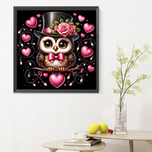 Load image into Gallery viewer, Diamond Painting - Full Round - Valentine love owl (30*30CM)
