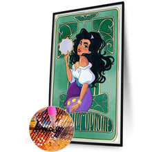Load image into Gallery viewer, Diamond Painting - Full Round - gypsy girl (30*50CM)
