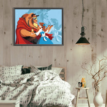 Load image into Gallery viewer, Diamond Painting - Full Round - Beauty and the beast dance together (40*30CM)
