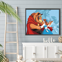 Load image into Gallery viewer, Diamond Painting - Full Round - Beauty and the beast dance together (40*30CM)
