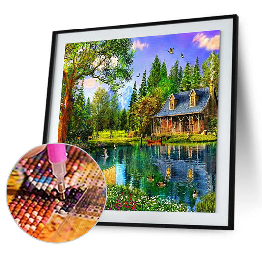 Rural 30*30CM(Canvas) Square Drill Diamond Painting
