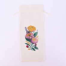 Load image into Gallery viewer, Bird Diamond Painting Burlap Wine Gift Bags for Christmas Wedding Birthday Party
