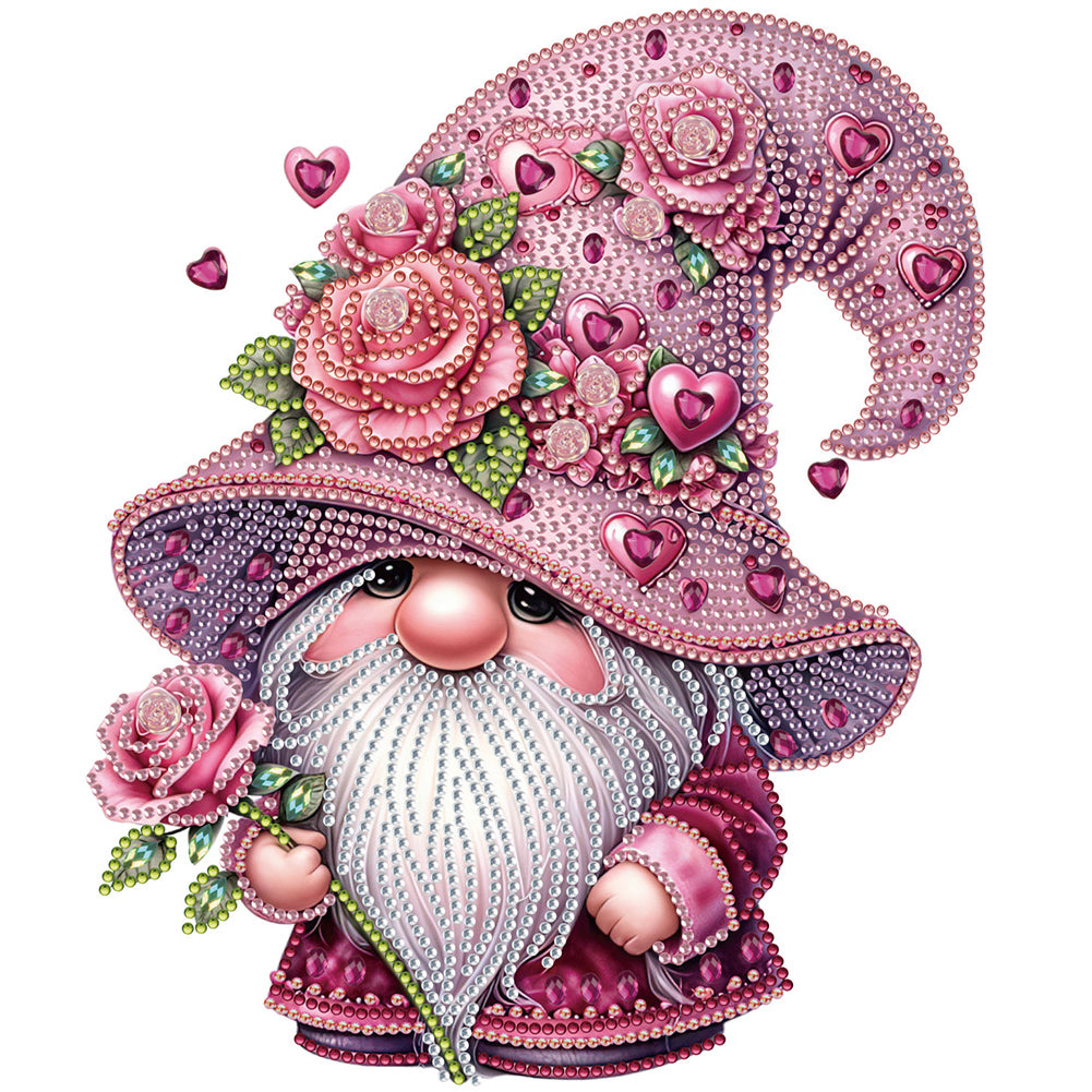 Diamond Painting - Partial Special Shaped - Valentine's Day Goblin (30*30CM)