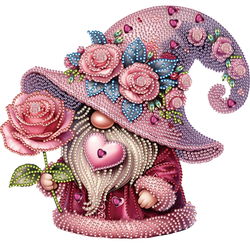 Diamond Painting - Partial Special Shaped - Valentine's Day Goblin (30*30CM)