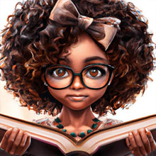 Load image into Gallery viewer, Diamond Painting - Full Round - black girl (30*30CM)
