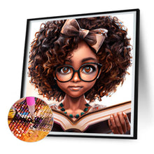 Load image into Gallery viewer, Diamond Painting - Full Round - black girl (30*30CM)
