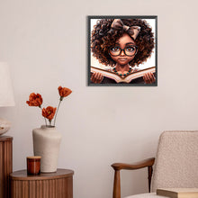 Load image into Gallery viewer, Diamond Painting - Full Round - black girl (30*30CM)
