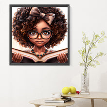 Load image into Gallery viewer, Diamond Painting - Full Round - black girl (30*30CM)
