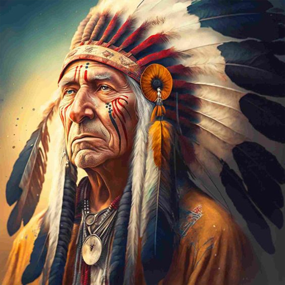Diamond Painting - Full Round - indian (40*40CM)