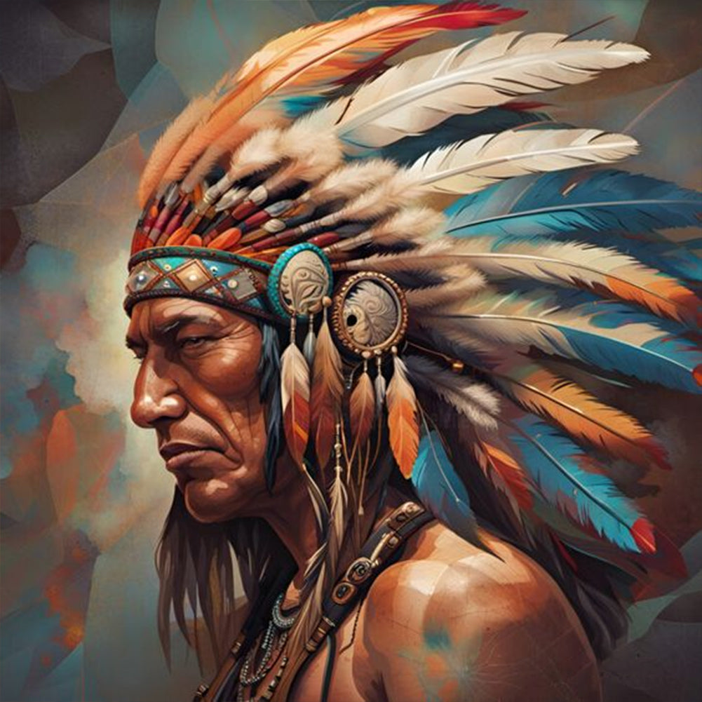 Diamond Painting - Full Round - indian (40*40CM)