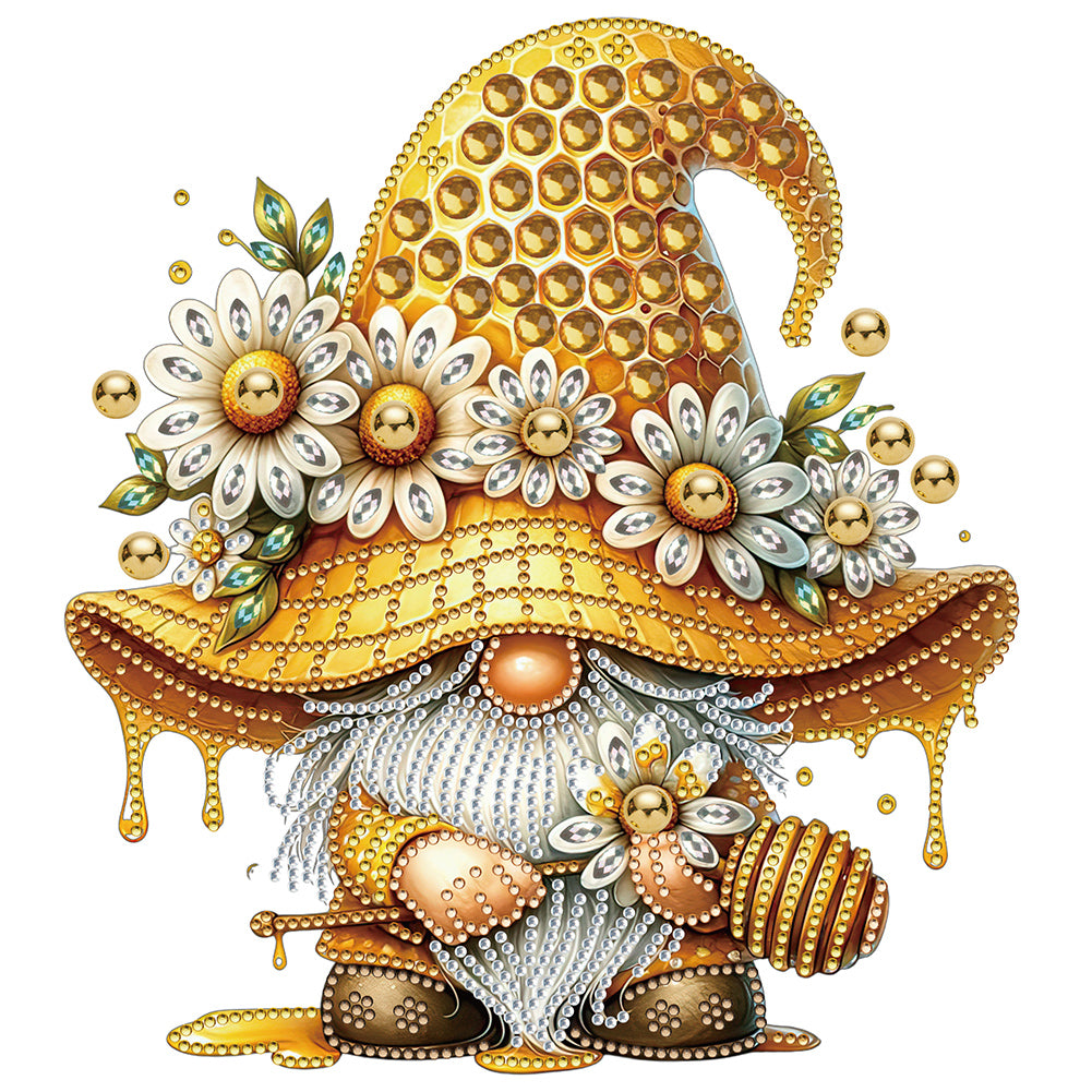 Diamond Painting - Partial Special Shaped - bee goblin (30*30CM)