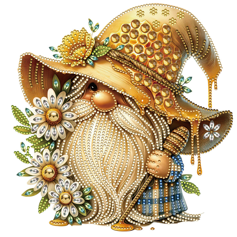 Diamond Painting - Partial Special Shaped - bee goblin (30*30CM)
