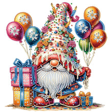 Load image into Gallery viewer, Diamond Painting - Partial Special Shaped - birthday cake gnome (30*30CM)
