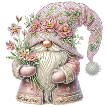 Load image into Gallery viewer, Diamond Painting - Partial Special Shaped - Flower Gnome (30*30CM)
