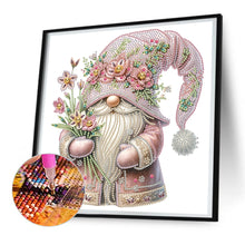 Load image into Gallery viewer, Diamond Painting - Partial Special Shaped - Flower Gnome (30*30CM)
