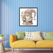 Load image into Gallery viewer, Diamond Painting - Partial Special Shaped - Flower Gnome (30*30CM)
