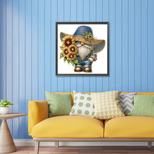 Load image into Gallery viewer, Diamond Painting - Partial Special Shaped - Sunflower Cowboy Goblin (30*30CM)

