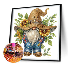 Load image into Gallery viewer, Diamond Painting - Partial Special Shaped - Sunflower Cowboy Goblin (30*30CM)

