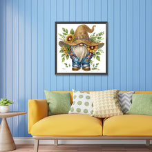 Load image into Gallery viewer, Diamond Painting - Partial Special Shaped - Sunflower Cowboy Goblin (30*30CM)
