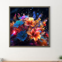 Load image into Gallery viewer, Diamond Painting - Full Round - glow-in-the-dark flowers (30*30CM)
