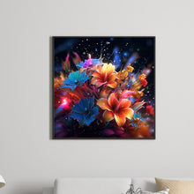Load image into Gallery viewer, Diamond Painting - Full Round - glow-in-the-dark flowers (30*30CM)

