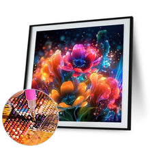 Load image into Gallery viewer, Diamond Painting - Full Round - glow-in-the-dark flowers (30*30CM)
