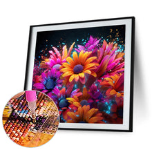Load image into Gallery viewer, Diamond Painting - Full Round - glow-in-the-dark flowers (30*30CM)
