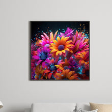 Load image into Gallery viewer, Diamond Painting - Full Round - glow-in-the-dark flowers (30*30CM)
